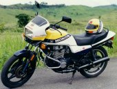 1986 Honda CB 450 S (reduced effect)