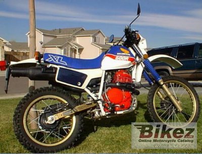 1986 Honda xl 600 specifications #2