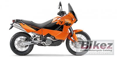 2006 KTM 950 Adventure Orange rated