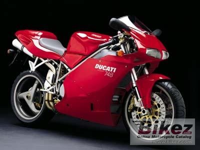 Ducati 748 Prospekt 1999 Motorrad Motorradprospekt Broschüre brochure broschyr 