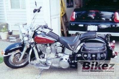 Housse De Protection Pour Moto Harley Davidson Heritage Softail 1987-2017 - Imperméable Et Anti-UV - Avec Bandes Réfléchissantes