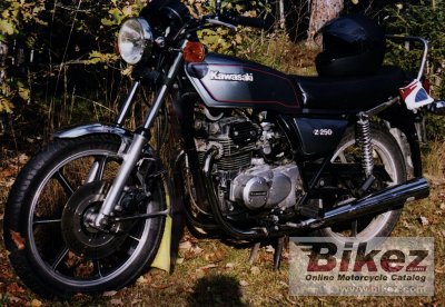 1980 Kawasaki Z 250 A and pictures