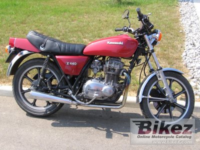 session Reparation mulig Statistisk 1980 Kawasaki Z 400 B specifications and pictures
