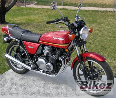 1981 Kawasaki Z 550 and pictures