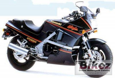 1986 Kawasaki GPZ 600 R (reduced effect)