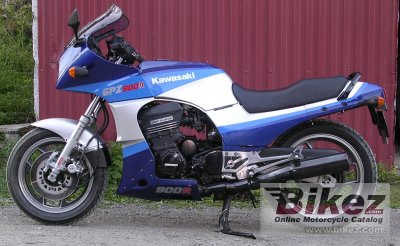 Stille og rolig frekvens uld 1986 Kawasaki GPZ 900 R (reduced effect) specifications and pictures
