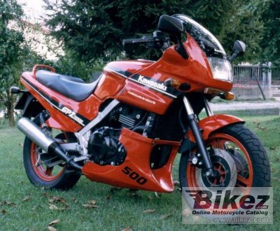 sammentrækning Enig med Fiasko 1989 Kawasaki GPZ 500 S specifications and pictures
