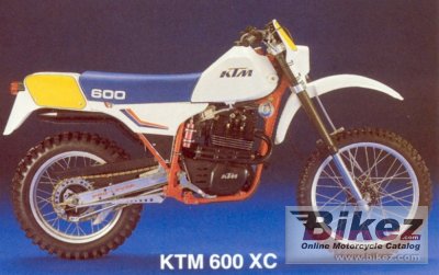 1984 KTM XC 600 E Enduro Sport