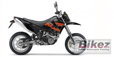 KTM 640 LC4 Supermoto Black