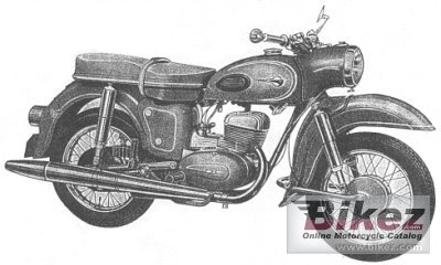 1/24 Atlas MZ ES 250/2 motorcycle model 