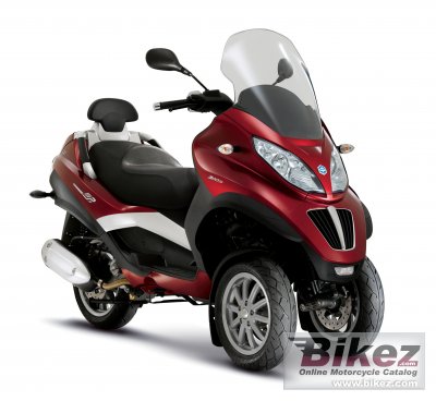 zadel huis paperback 2011 Piaggio MP3 LT specifications and pictures