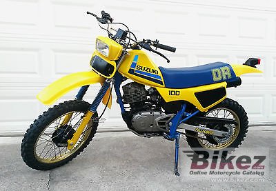 1985 Suzuki DR 100 rated