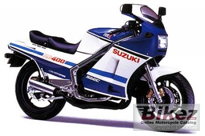 1985 Suzuki RG 400 Gamma rated
