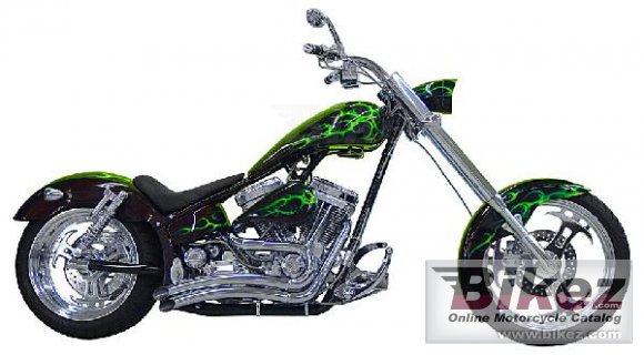 2007 Titan Sidewinder Rubber Mount Chopper