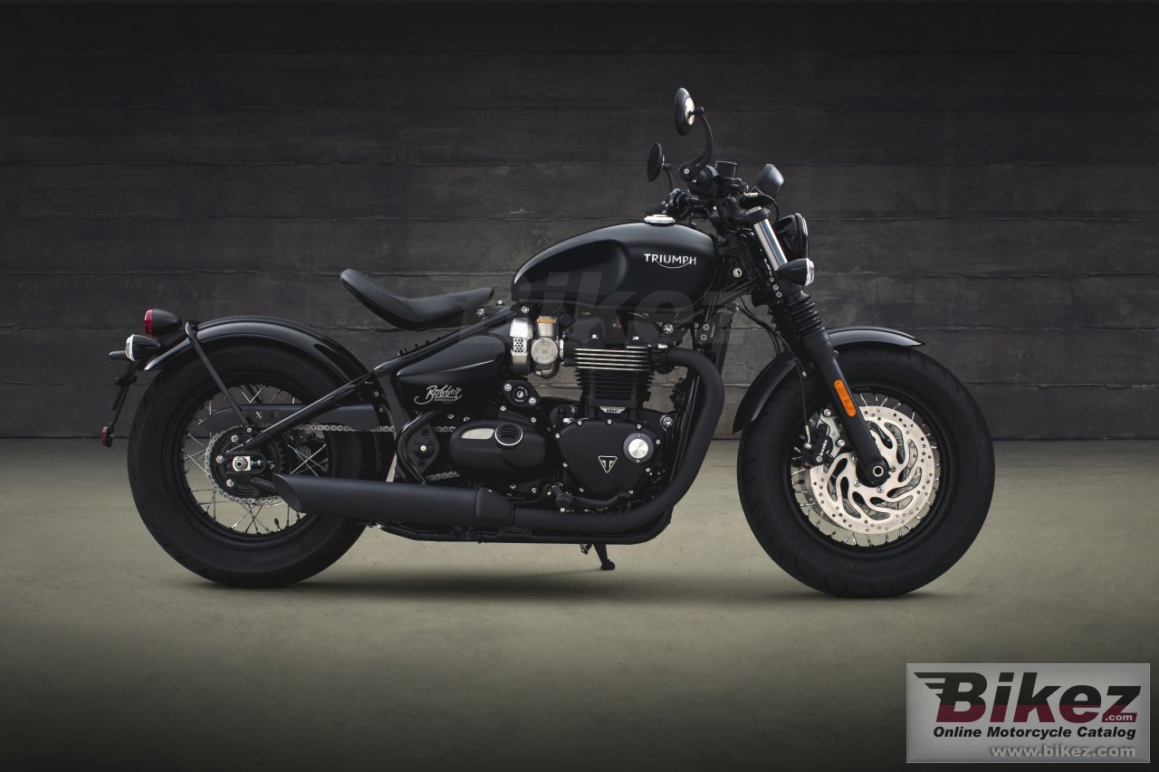 Triumph Bonneville Bobber Black