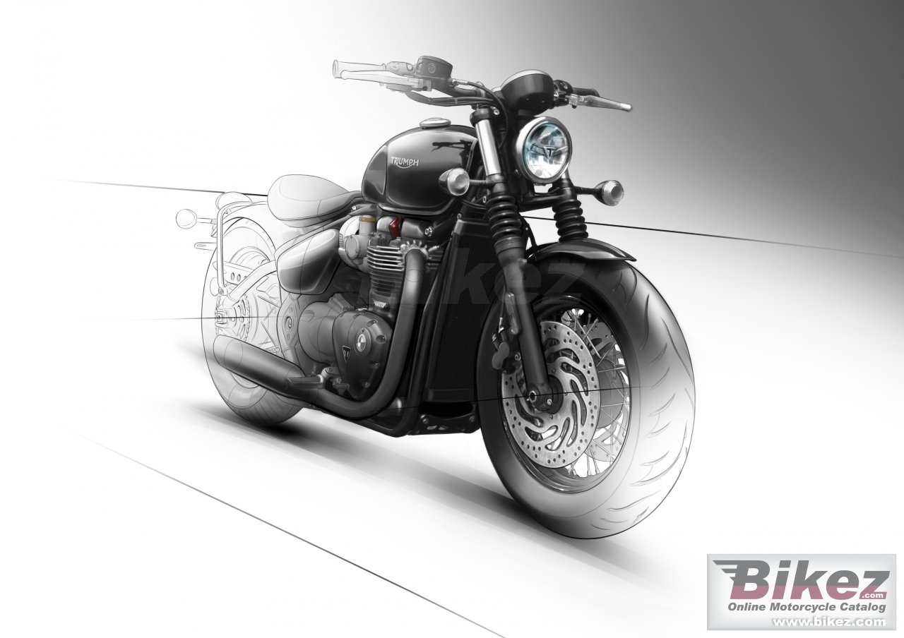 Triumph Bonneville Bobber Black