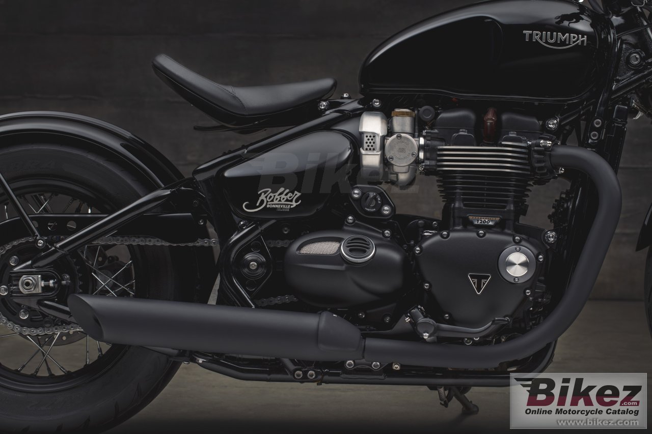 Triumph Bonneville Bobber Black