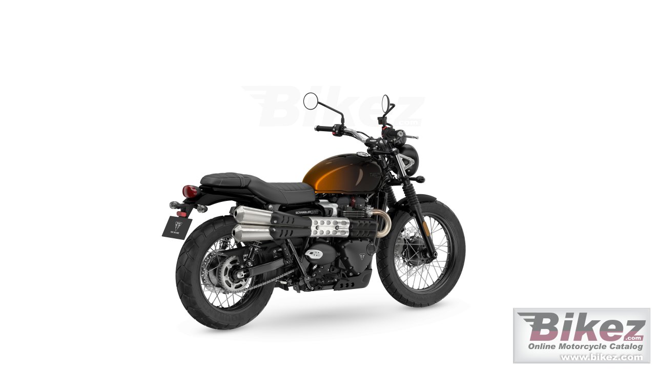 Triumph Scrambler 900 Orange Stealth Edition