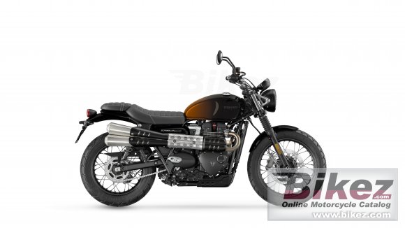 2024 Triumph Scrambler 900 Orange Stealth Edition