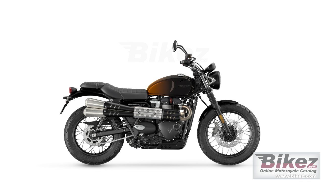 Triumph Scrambler 900 Orange Stealth Edition