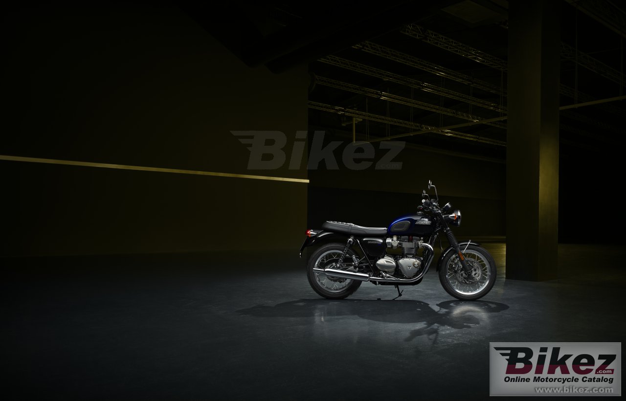 Triumph Bonneville T120 Blue Stealth Edition