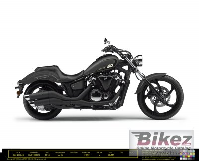 2016 Yamaha XVS1300 Custom